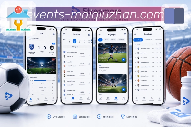 买球站 APP 赛事资讯界面